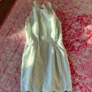 Lauren James Strapless Light Blue Dress